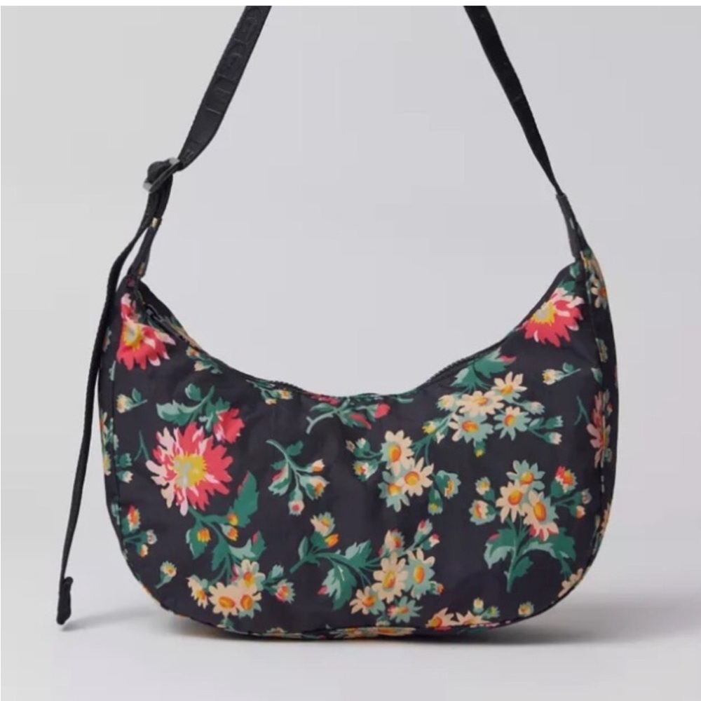 Baggu x Laura Ashley medium nylon crescent bag